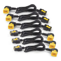 Juego de cables de alimentación (6 ea), cierre, C19 a C20 (90 grados), 1,8 m
