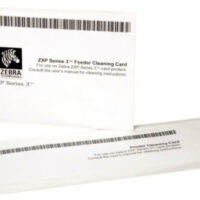 Kit de limpieza para Zebra ZXP3 compuesto por:  4 Tarjetas de limpieza para el cabezal de impresion. 4 Tarjetas de limpieza para el alimentador.