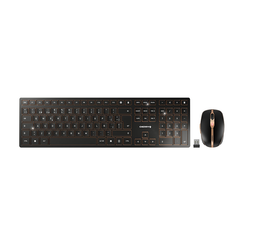 Kit Teclado + Ratón Inalámbricos Recargables Negro Kit Teclado + Ratón Inalámbricos Recargables Negro