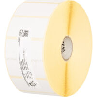 Label, Paper, 102x102mm; Direct Thermal, Z-Select 2000D, Coated, Permanent Adhesive, 25mm Core, Perforation