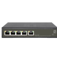 LevelOne GES-2105P   Switch Smart Lite Gigabit PoE de 5 Puertos (4 PoE+)