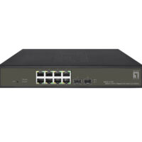 LevelOne GES-2110P   Switch Smart Lite Gigabit PoE de 10 Puertos (8 PoE+ + 2 SFP)