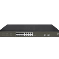 LevelOne GES-2118P   Switch Smart Lite Gigabit PoE de 18 Puertos (16 PoE+ + 2 SFP)