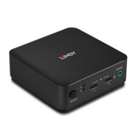 LINDY Conmutador KVM 4K60 HDMI dual de 2 puertos tipo C