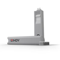Llave bloqueadora de puerto USB tipo C - Paquete de 4 bloqueadores, blanco