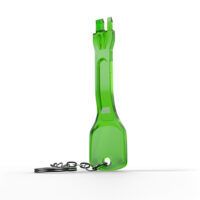 Llave bloqueadora de puertos RJ-45, verde