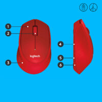 M330 SILENT PLUS ROJO