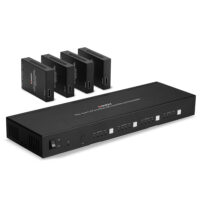 Matriz y extensor HDMI 4K60 e IR 4x4 Cat.6