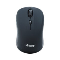 Mini ratón óptico inalámbrico, Negro
