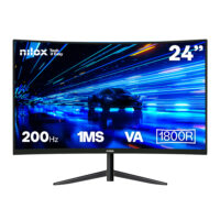 MONITOR 24" Curvo, VA, 200Hz, HDMI y DP