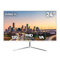 MONITOR 24" Full HD, VA, 120Hz,  HDMI y VGA, White