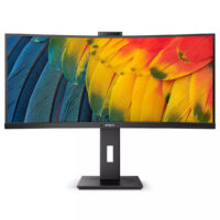 Monitor UltraWide Curvo 34" WQHD Webcam Integrada USB-C