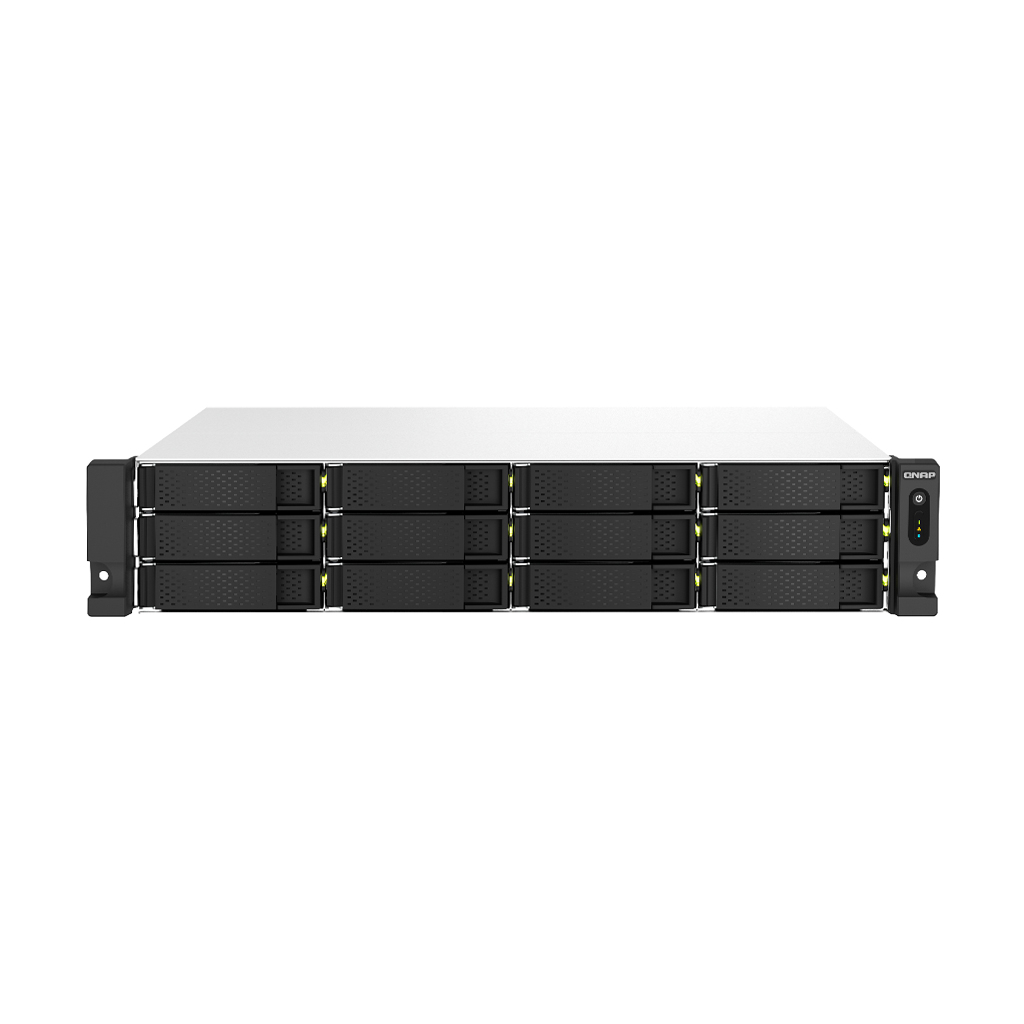 NAS de montaje en rack con procesador Intel® de 4 núcleos, conectividad 2,5GbE de dos puertos y capacidad de expansión PCIe para una transmisión de al NAS de montaje en rack con procesador Intel® de 4 núcleos, conectividad 2,5GbE de dos puertos y capacidad de expansión PCIe para una transmisión de al
