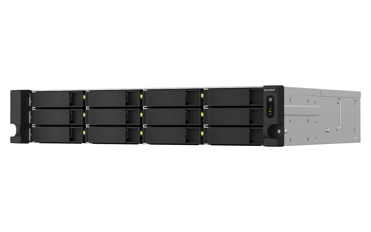 NAS de montaje en rack con procesador Intel® de 4 núcleos, conectividad 2,5GbE de dos puertos y capacidad de expansión PCIe para una transmisión de al NAS de montaje en rack con procesador Intel® de 4 núcleos, conectividad 2,5GbE de dos puertos y capacidad de expansión PCIe para una transmisión de al