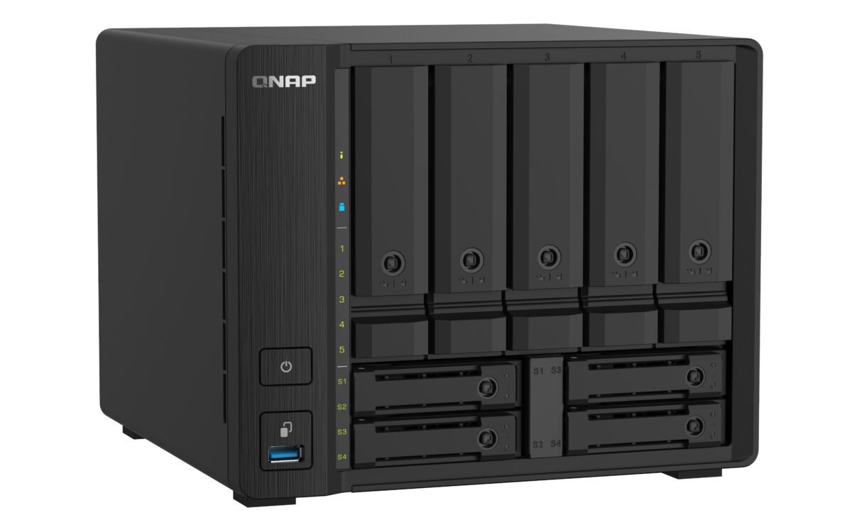 NAS TS-932PX-4G - Formato: Sobremesa - 5 Bahías SATA 3.5" y 4 bahias SATA 2.5" con dos SFP+ 10GbE y dos puertos LAN 2,5GbE NAS TS-932PX-4G - Formato: Sobremesa - 5 Bahías SATA 3.5" y 4 bahias SATA 2.5" con dos SFP+ 10GbE y dos puertos LAN 2,5GbE