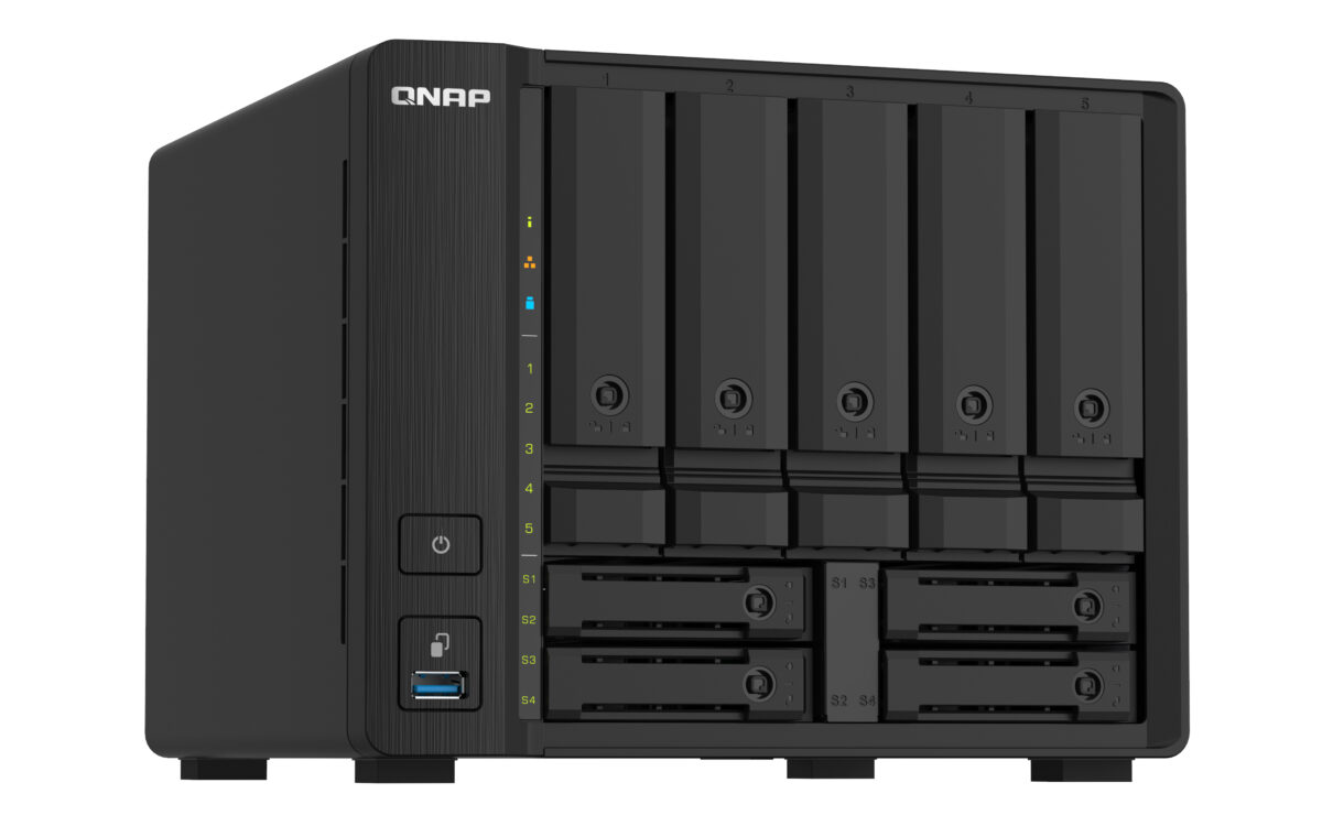 NAS TS-932PX-4G - Formato: Sobremesa - 5 Bahías SATA 3.5" y 4 bahias SATA 2.5" con dos SFP+ 10GbE y dos puertos LAN 2,5GbE NAS TS-932PX-4G - Formato: Sobremesa - 5 Bahías SATA 3.5" y 4 bahias SATA 2.5" con dos SFP+ 10GbE y dos puertos LAN 2,5GbE
