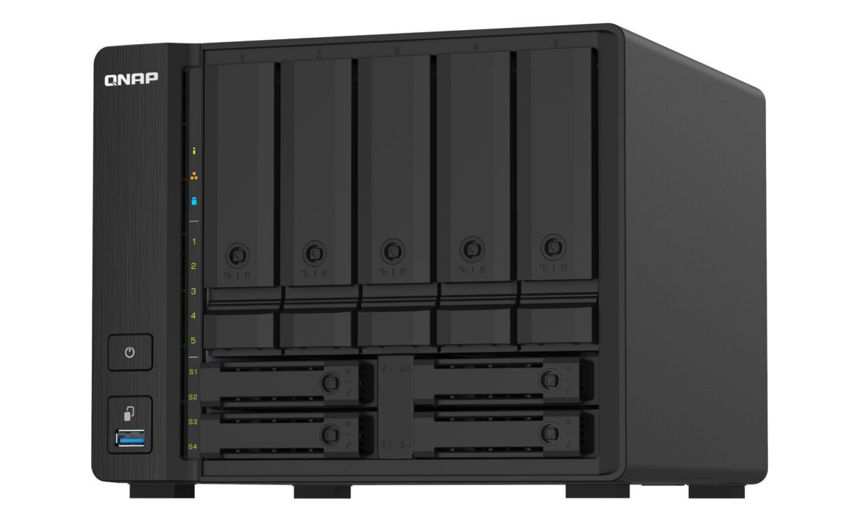 NAS TS-932PX-4G - Formato: Sobremesa - 5 Bahías SATA 3.5" y 4 bahias SATA 2.5" con dos SFP+ 10GbE y dos puertos LAN 2,5GbE NAS TS-932PX-4G - Formato: Sobremesa - 5 Bahías SATA 3.5" y 4 bahias SATA 2.5" con dos SFP+ 10GbE y dos puertos LAN 2,5GbE