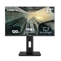 NILOX TECH - Monitor Regolabile 27" 120Hz/IPS/2K/QHD/Multimedia