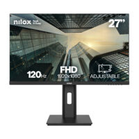 NILOX TECH - Monitor Regolabile 27" 120Hz/IPS/Multimedia/Full HD