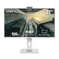 NILOX TECH - Monitor Regolabile 27" 120Hz/IPS/Webcam