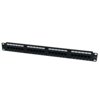 Panel Parcheo 1U Cat6 24xRJ45