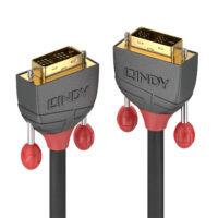 Pomo - Cable de enlace único DVI-D SLD de 25 m, línea Anthra