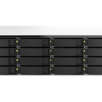 Potente almacenamiento híbrido preparado para 10GbE con capacidad de ampliación PCIe Gen 4, compatible con el sistema operativo QuTS hero o QTS