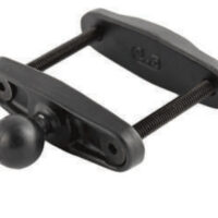 RAM FORKLIFT CLAMP 2.5" MAX WIDTH SQUARE RAIL BASE W/1" BALL