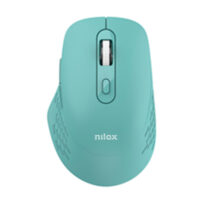 RATON DUAL WIRELESS 1600 DPI CYAN, SILENCIOSO