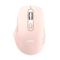 RATON DUAL WIRELESS 1600 DPI ROSA, SILENCIOSO