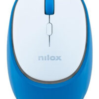RATON DUAL-WIRELESS RECARGABLE, SILENCIOSO, AZUL