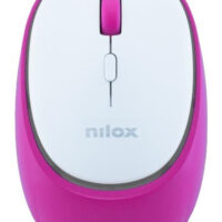 RATON DUAL-WIRELESS RECARGABLE, SILENCIOSO, ROSA
