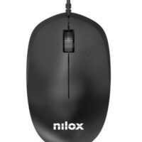 Ratón USB, 1200 DPI, 3 botones, negro
