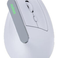 RATON VERTICAL DUAL WIRELESS RECARGABLE SILENCIOSO BLANCO