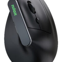 RATON VERTICAL DUAL WIRELESS RECARGABLE SILENCIOSO NEGRO