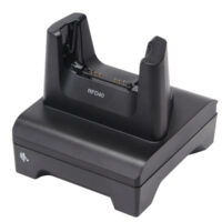 RFD40, 1 Device Slot/0 Toaster Slots, Charge Only Cradle with support for Universal/3rd Party. Requires Power Supply (PWR-BGA12V50W0WW), DC Line Cord