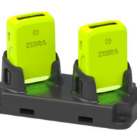 RS2100 2-SLOT SCANNER CHARGER, ALLOWS CHARGING OF 2 RS2100 WEARABLE SCANNERS. REQUIRES AC POWER SUPPLY PWR-WUA5V12W0 AND USB-C TO USB-A CABLE CBL-TC5X
