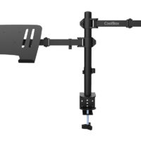 Soporte de dos brazos para monitor y portátil MP01