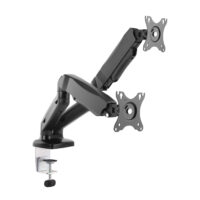Soporte de sobremesa para dos monitores interactivos de 17"-32""