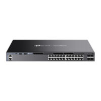 Switch Gestionable Omada L3 de 24 puertos Gigabit Stackable con 4 ranuras 10G