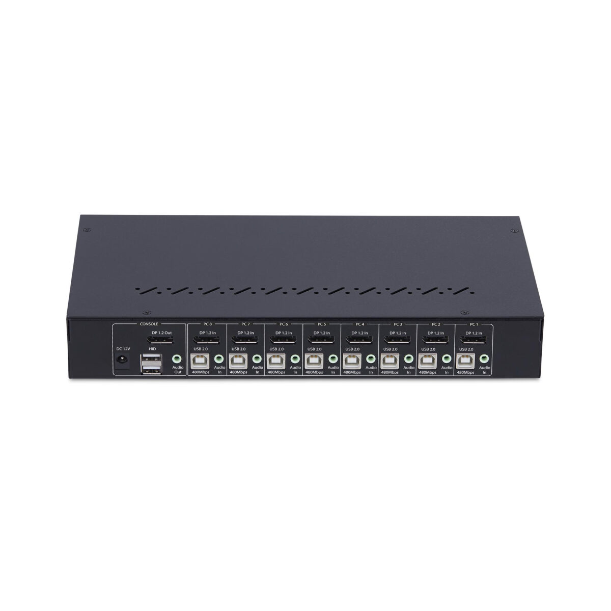 Switch KVM de 8 Puertos DisplayPort 4K 60Hz - 1U para Rack Switch KVM de 8 Puertos DisplayPort 4K 60Hz - 1U para Rack
