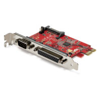 TARJETA PCI EXPRESS COMBO SERIE DB9 RS232 Y PARALELO DB25