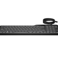 Teclado con cable HP 400 retroiluminado