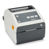 Thermal Transfer Cartridge Printer ZD421, Healthcare; 203 dpi, USB, USB Host, Ethernet, BTLE5, EU and UK Cords, Swiss Font, EZPL