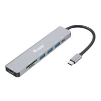 USB-C to  7 in 1 Multifunctional  Adapter  4K/60Hz  Cardreader  100W PD