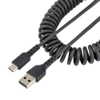 CABLE 50CM DE CARGA USB A A USB C  USB TIPO C RIZADO USB 2.0