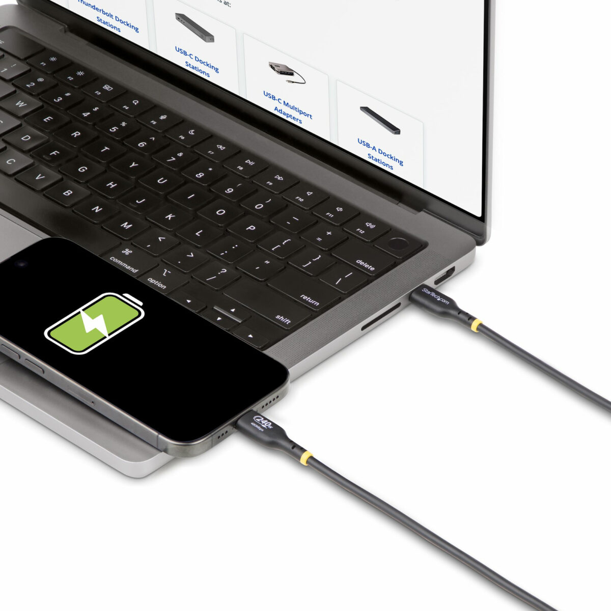 Cable de Carga USB-C Tipo C 4m - Certificaci n USB-IF - 240W Cable de Carga USB-C Tipo C 4m - Certificaci n USB-IF - 240W