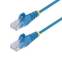 Cable Ethernet CAT6 Delgado Azul de 25cm - 28AWG - LSZH