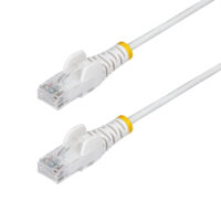Cable Ethernet CAT6 Delgado de 5m Blanco - Snagless - LSZH