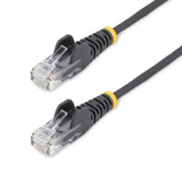 Cable Ethernet CAT6 Delgado de 7m Negro - Snagless - LSZH